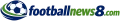 Footballnews8 logo design